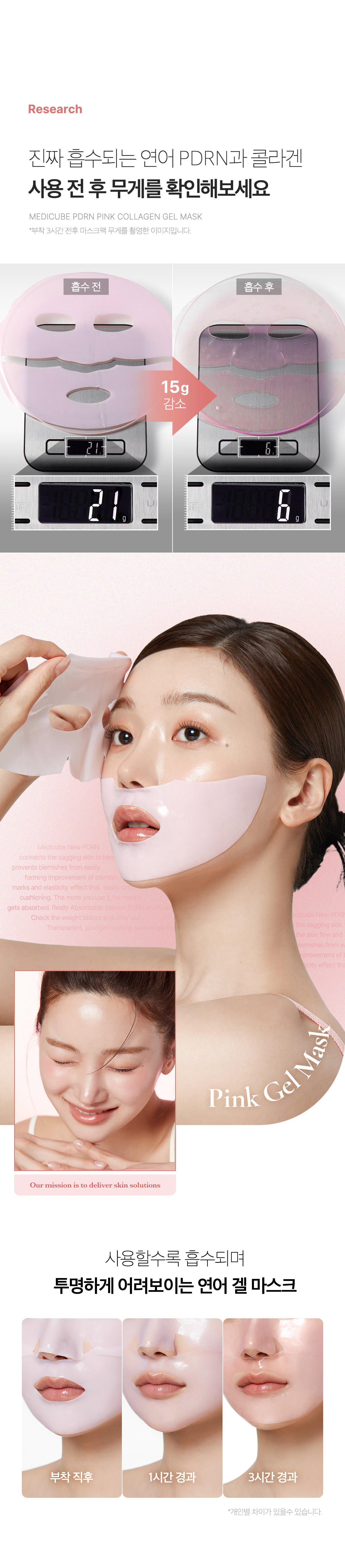 韓國 medicube Pink Collagen Gel Mask 三文魚PDRN粉紅B12胜肽膠原蛋白果凍面膜 - 2種選擇