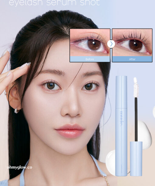 升級育睫～韓國 mude Eyelash Serum Shot 眉睫毛增長精華液