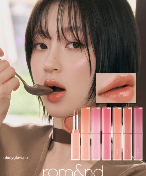 韓國 rom&nd romand Sheer Tinted Stick 柔美清透光澤唇膏 - 6色選擇