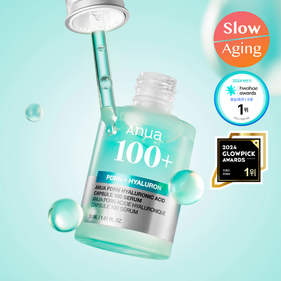 化解No.1 🏆 韓國 ANUA PDRN Hyaluronic Acid Capsule 100 Serum PDRN透明質酸膠原蛋白智能膠囊保濕精華- 30ml