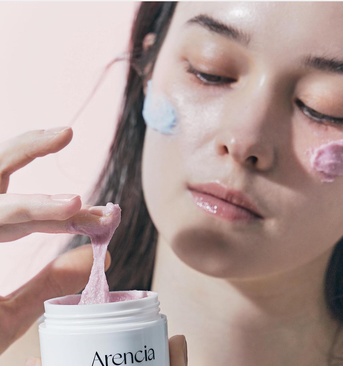 軟糯年糕潔面 去暗沉~韓國 Arencia Fresh Royal Rosehip Cleanser 粉紅盧薈皇家玫瑰果大米年糕卸妝潔面膏 - 120g