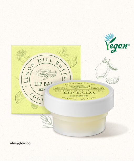 韓國 Skinfood Lemon Dill Butter Food Mask Lip Balm 植萃濟州檸檬奶油潤唇膏