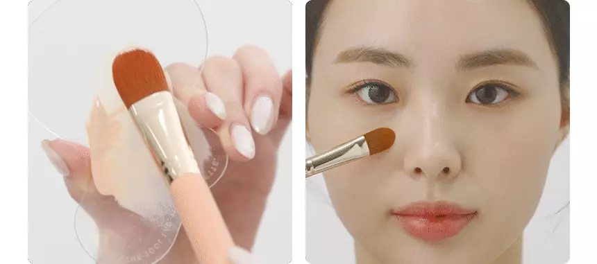 Happyrim老師愛用掃具~韓國 The Tool Lab 231 Full Coverage Concealer Brush 無瑕底妝遮瑕掃 - 2種尺寸選擇
