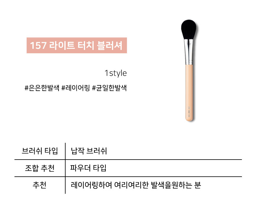 韓國 The Tool Lab 301 Retractable Powder Brush 便攜伸縮式多用途胭脂散粉掃