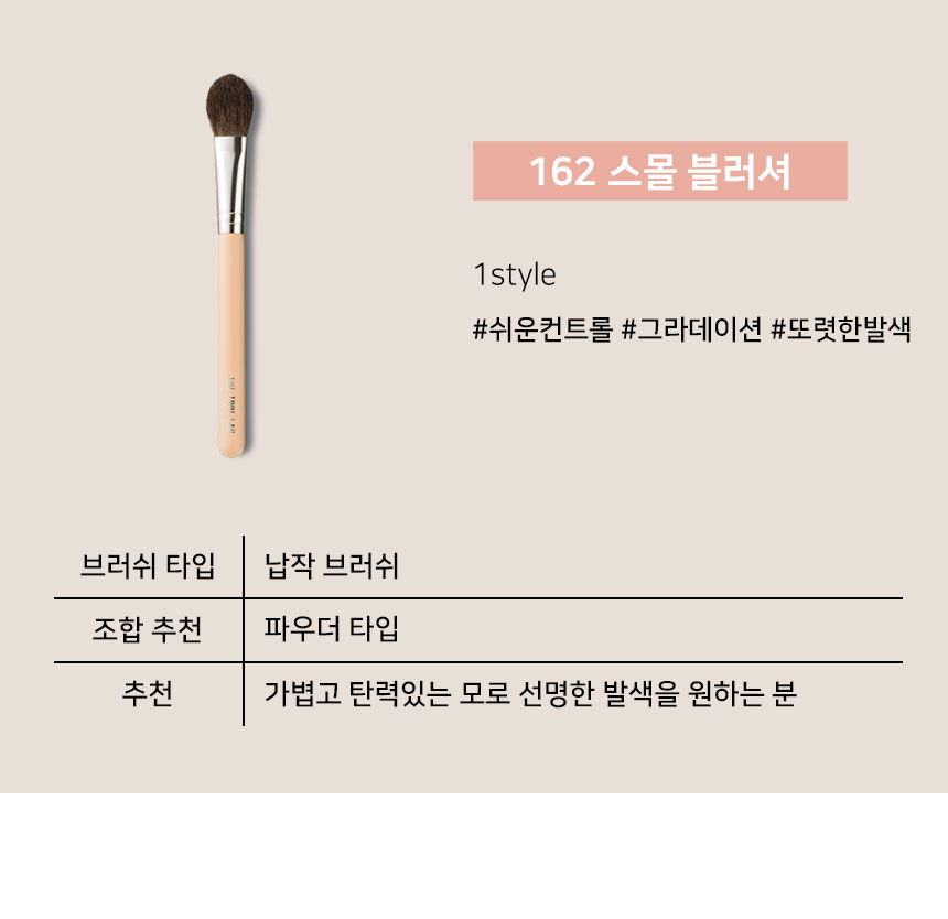 韓國 The Tool Lab 301 Retractable Powder Brush 便攜伸縮式多用途胭脂散粉掃