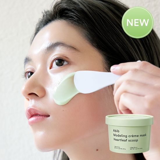 新品！附有精華包方便易用！韓國 ABIB Modeling Cream Mask 面霜軟膜 (Jericho Rose Scoop 復活草提亮回彈 / Heartleaf Scoop 魚腥草鎮靜降溫) - 2種選擇