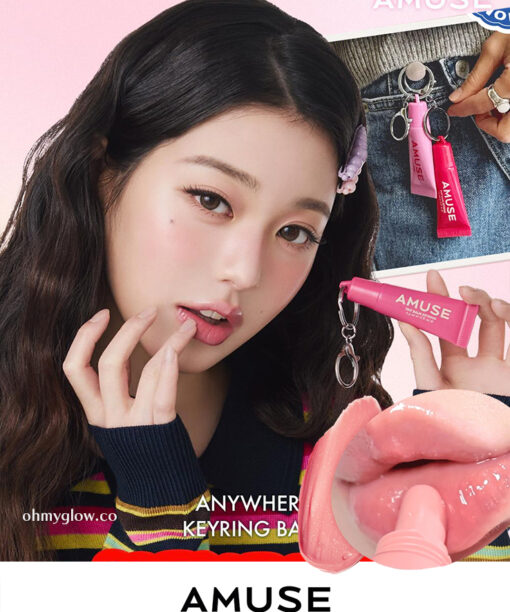 新色入!韓國 AMUSE TINT BALM KEYRING 匙扣掛飾有色護唇潤唇膏(#01-10) - 10色選擇