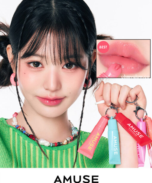 韓國 AMUSE TINT BALM KEYRING 匙扣掛飾有色護唇潤唇膏(#01-05) - 5色選擇