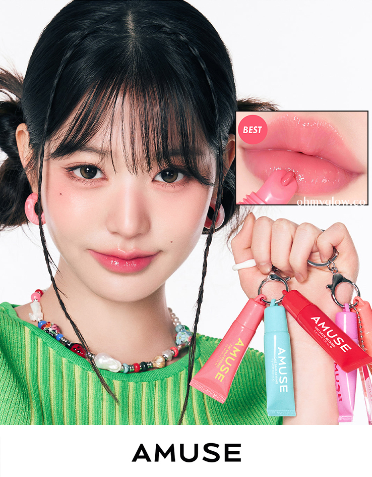 韓國 AMUSE TINT BALM KEYRING 匙扣掛飾有色護唇潤唇膏(#01-05) - 5色選擇