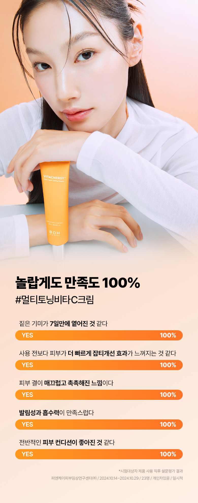 韓國 BioHeal BOH Vitacnergy Dark Spots Toning Cream 99% 高純度專利脂質體維C淡斑美白面霜 - 50ml