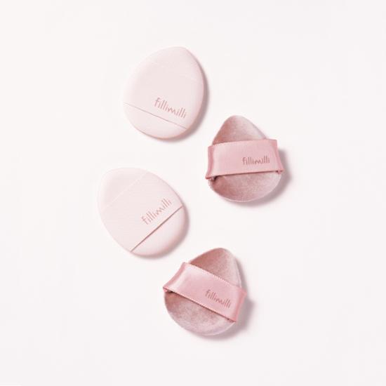 韓國 Fillimilli Mini Tapping Puff (Base & Blush) 多用途迷你手指粉撲 (粉底 & 胭脂粉撲) 一套4個連收納盒