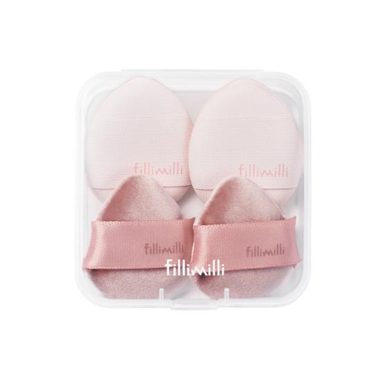 韓國 Fillimilli Mini Tapping Puff (Base & Blush) 多用途迷你手指粉撲 (粉底 & 胭脂粉撲) 一套4個連收納盒