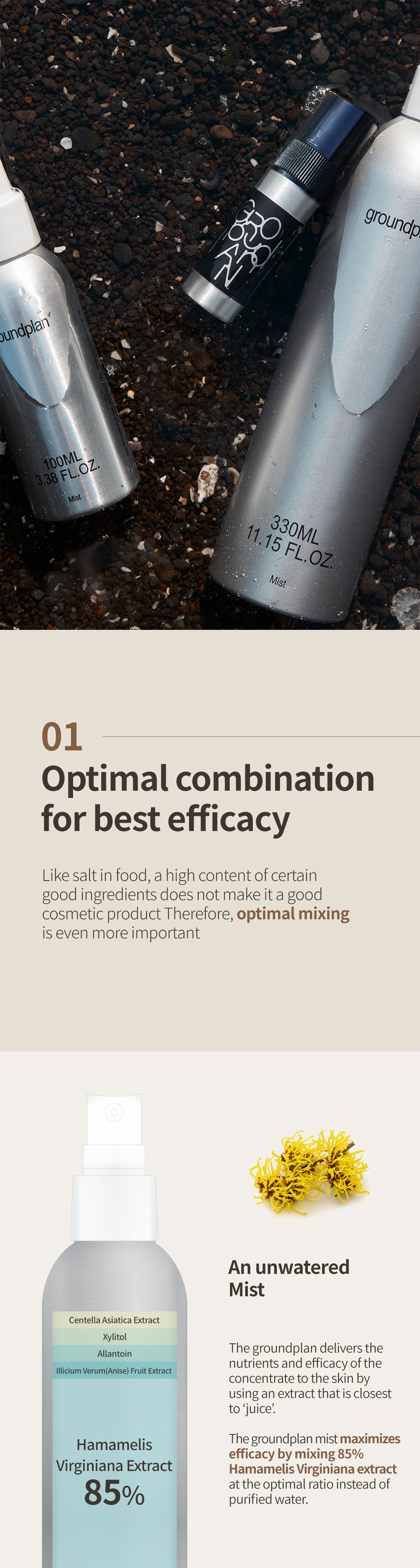 濕疹敏弱肌孕婦友好~韓國Groundplan Mist 天然溫和保濕抗敏噴霧 - 2種選擇