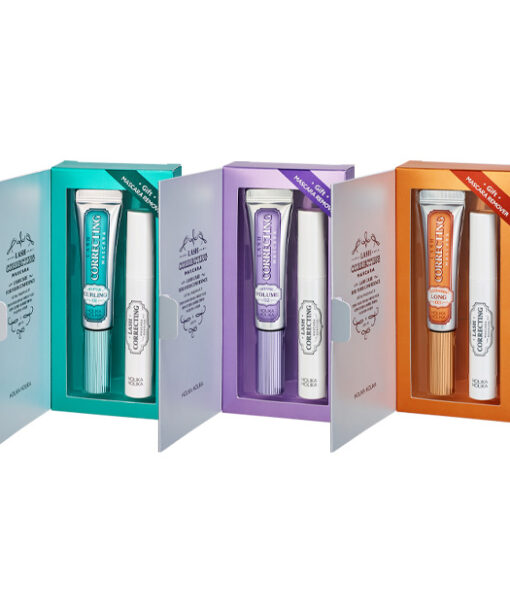 最新版【1＋1優惠套裝送睫毛卸妝液】韓國 Holika Holika Lash Correcting Mascara 睫毛矯正睫毛膏+送Remover 限量Set - 3款選擇