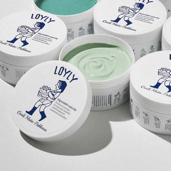 升級更新版 48.66%改善彈性～韓國Torhop Loyly Green Mud Collagen Mask 天然綠泥膠原蛋白毛孔緊緻回彈奶油泥膜 - 90g
