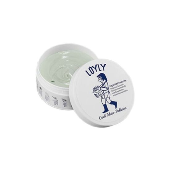升級更新版 48.66%改善彈性～韓國Torhop Loyly Green Mud Collagen Mask 天然綠泥膠原蛋白毛孔緊緻回彈奶油泥膜 - 90g