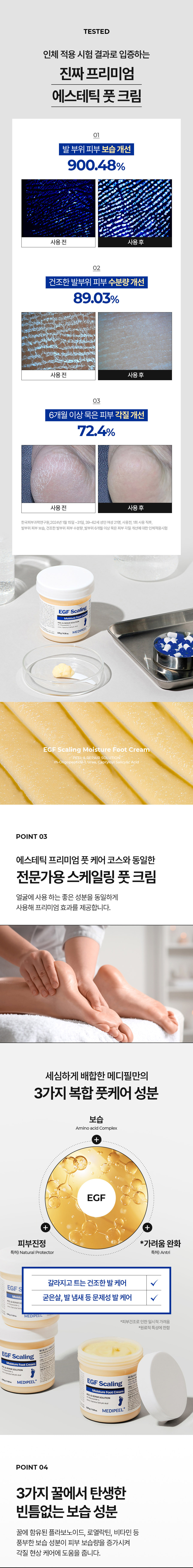 韓國 Medi Peel EGF Scaling Moisture Foot Cream 腳踭足部去角質龜裂保濕霜 130g