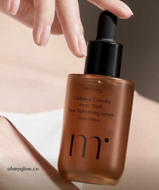 高旻示代言 收毛孔一次見效～韓國 MOLVANY Castanea Crenata Inner Shell Pore Tightening Serum 栗殼緊緻控油收毛孔精華 - 50ml