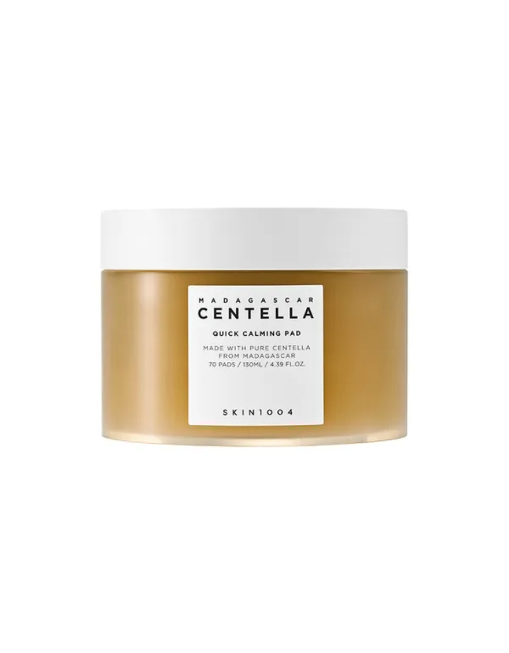 韓國 SKIN1004 Madagascar Centella Quick Calming Pad 馬達加斯加積雪草速效舒緩保濕爽膚棉片 - 70片裝