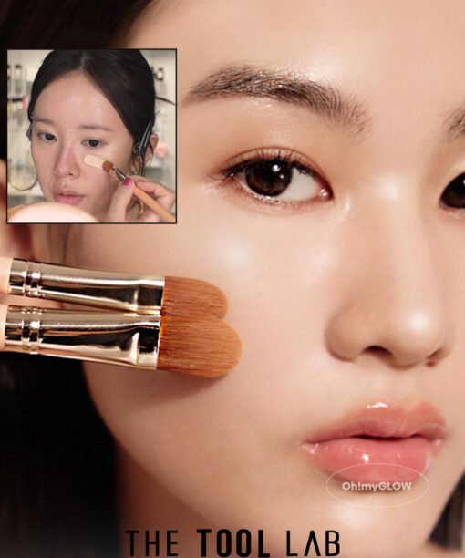 Happyrim老師愛用掃具～韓國 The Tool Lab 231 Full Coverage Concealer Brush 無瑕底妝遮瑕掃 - 2種尺寸選擇