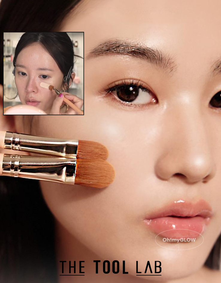 Happyrim老師愛用掃具～韓國 The Tool Lab 231 Full Coverage Concealer Brush 無瑕底妝遮瑕掃 - 2種尺寸選擇