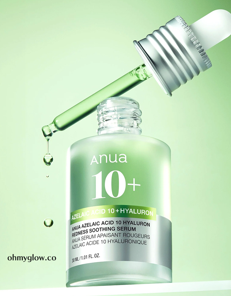 去紅鎮靜乾敏痘肌～韓國 ANUA Azelaic Acid 10 Hyaluron Redness Soothing Serum 壬二酸透明質酸舒緩保濕精華 - 30ml