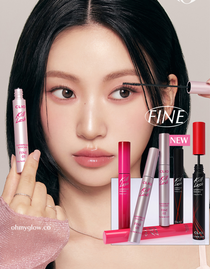 新款#Fine系列睫毛膏~韓國 Clio Kill Lash Super Proof Mascara 極緻捲翹超防水睫毛膏 - 7款選擇 新款#Fine系列睫毛膏~韓國 Clio Kill Lash Super Proof Mascara 極緻捲翹超防水睫毛膏 - 7款選擇