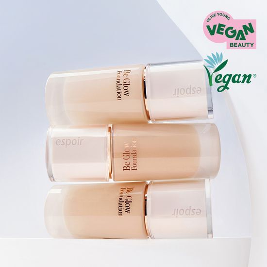 25年新版～韓國 espoir Be glow Foundation SPF27 PA++ 24小時水潤保濕光彩粉底液- 多色調選擇