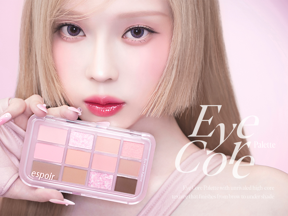 新色入!【限量set 🎁送雙頭眼影眉掃】hardcore綜合盤~一盤搞掂眉,眼,修容!韓國 espoir Eye Core Palette 多用途12色妝容眼影盤 - 7色調選擇