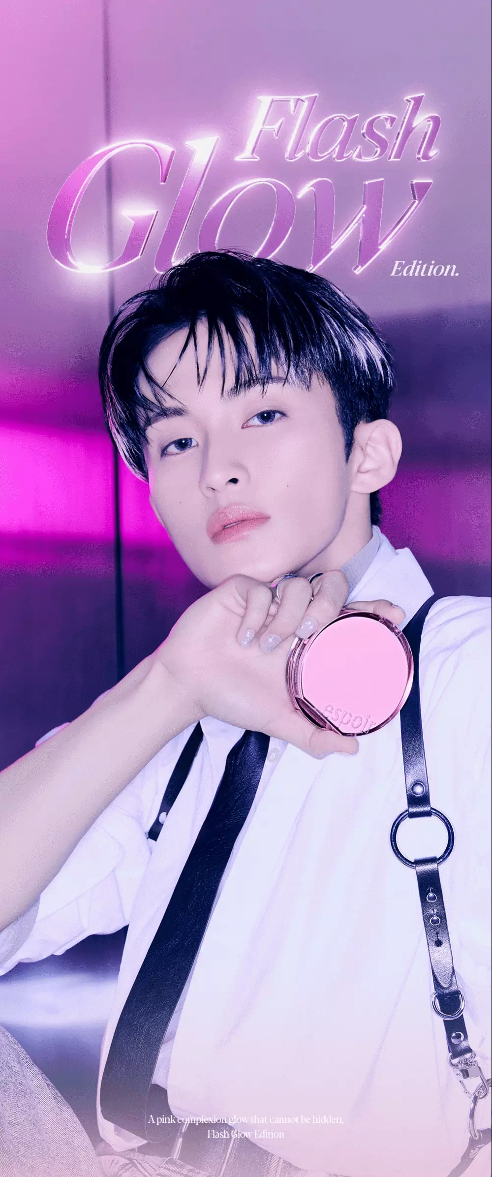 【Flash Glow限量版Set 送keyring高光棒!】 韓國 espoir Be Glow Volume Cushion 持久立體水光保濕粉底氣墊連補充裝 SPF42+ PA++++ - 4色選擇