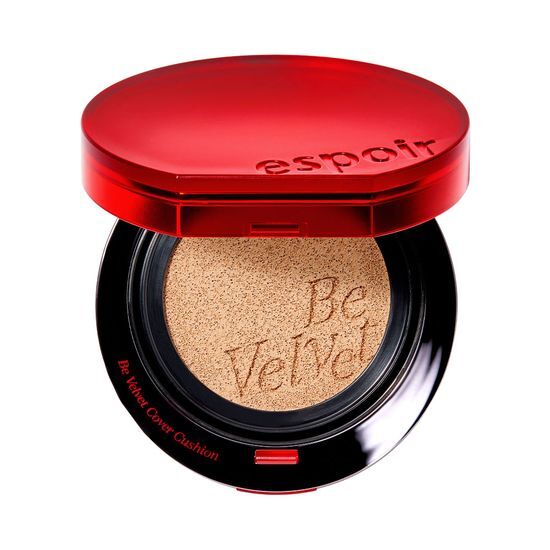 25年新版霧面氣墊！韓國 Espoir Be Velvet Cover Cushion 42 PA++ 100小時無瑕極緻貼服絲絨純素氣墊粉底 - 6色選擇
