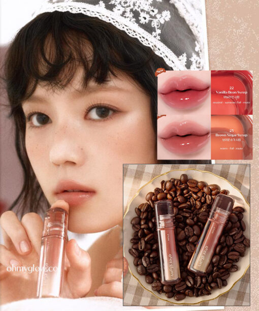 ☕ Cafe in the deep 系列新色入！推介～韓國 etude Over Glowy Tint 極致光澤水亮鏡面唇釉(#01-23) - 23色選擇