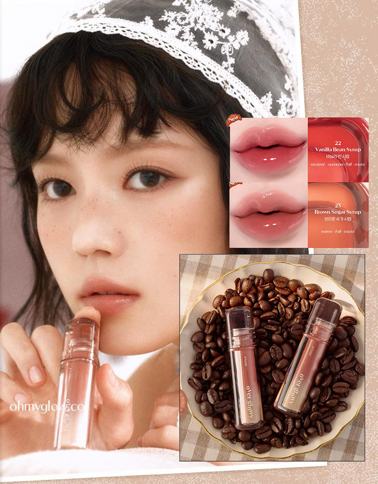 ☕ Cafe in the deep 系列新色入！推介～韓國 etude Over Glowy Tint 極致光澤水亮鏡面唇釉(#01-23) - 23色選擇