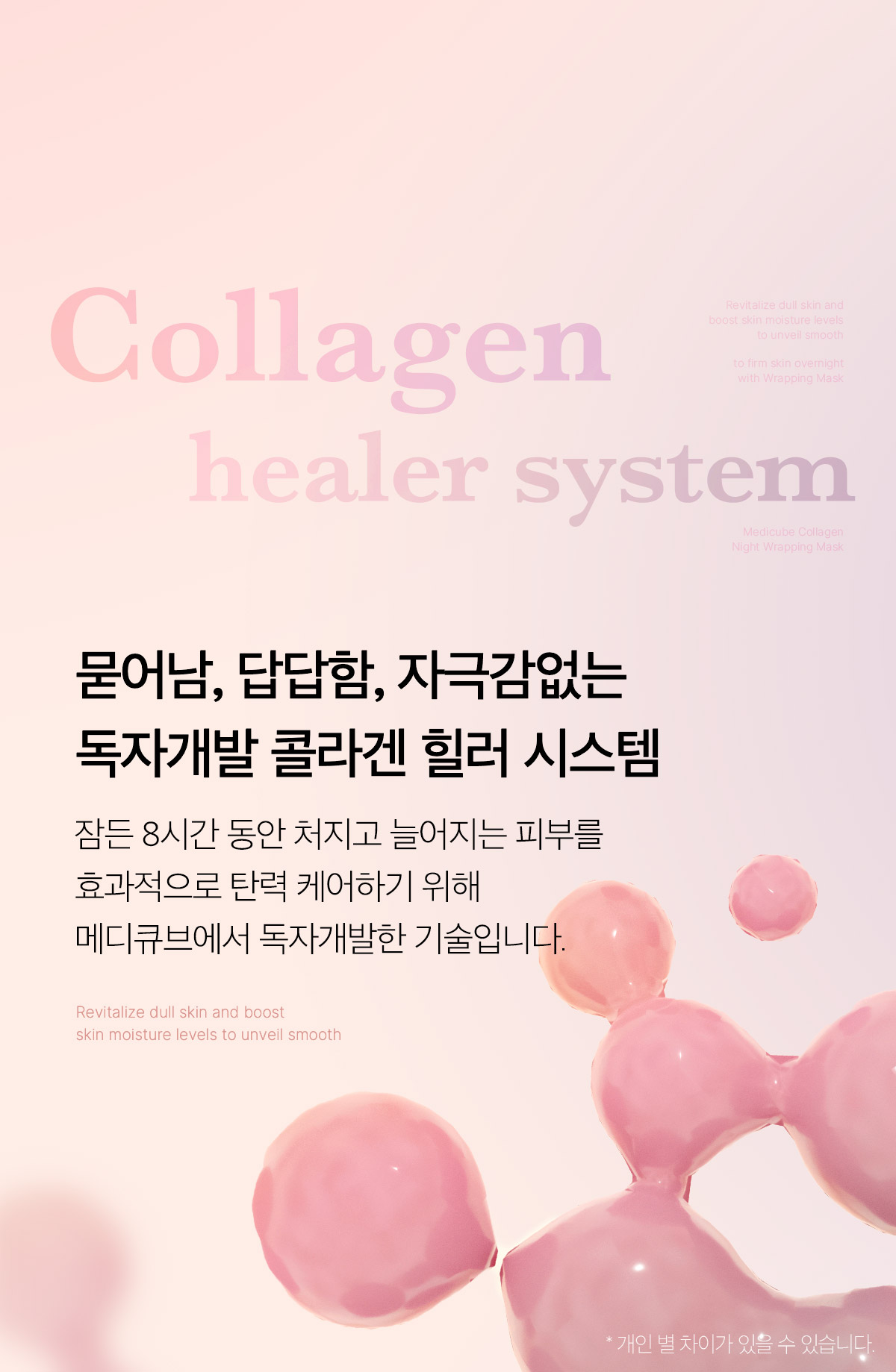 韓國 medicube Collagen Night Wrapping Mask 膠原蛋白水光緊緻晚間睡眠撕拉式面膜 - 75ml