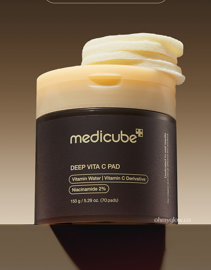 7天美白～韓國 medicube Deep Vita C Pad 高濃度維C美白去暗沉爽膚棉片 - 70片裝
