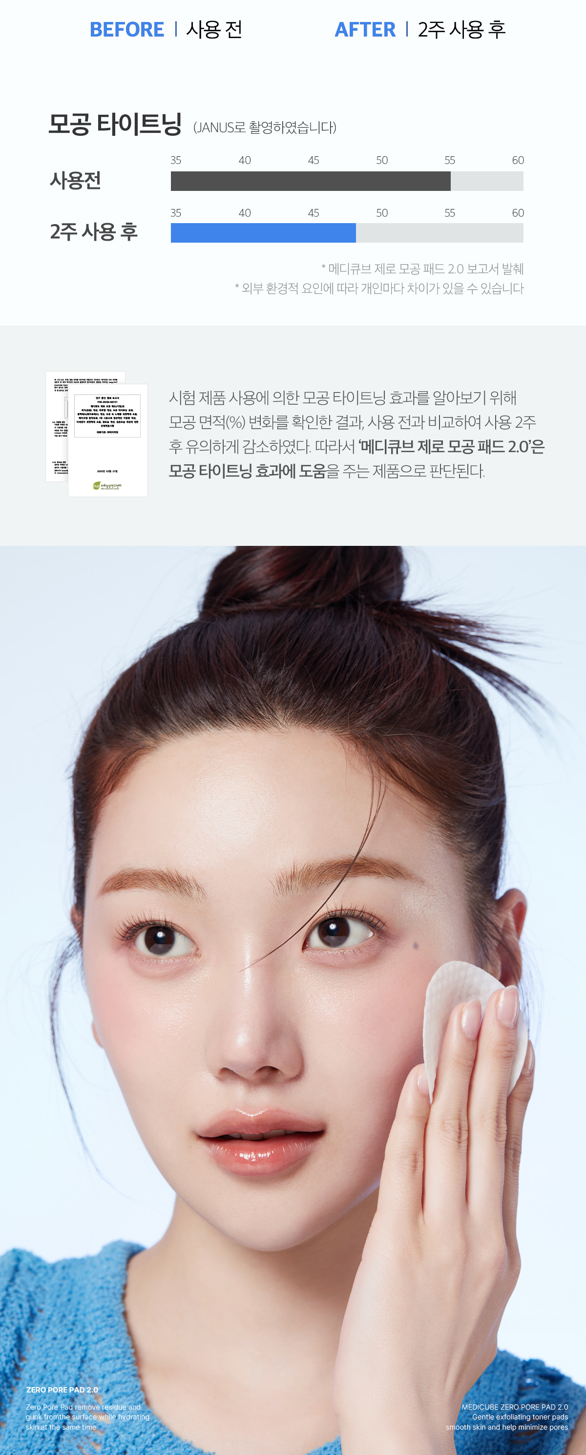 溫和版~韓國 medicube Zero Pore Mild Pad 零毛孔去角質毛孔管理爽膚棉片 70片裝