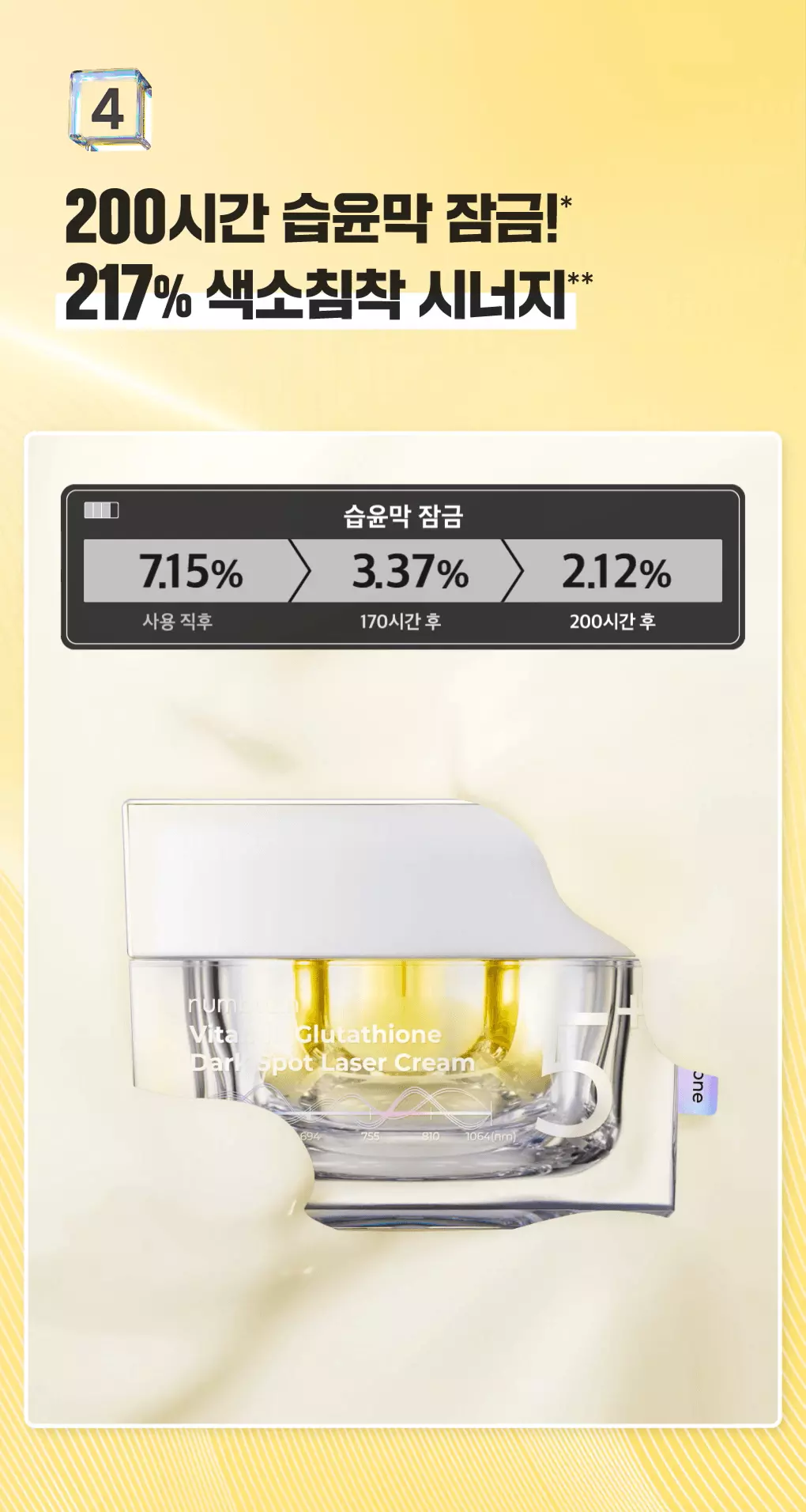 韓國 numbuzin #No.5 Vitamin Glutathione Dark Spot Cream 維C穀胱甘肽美白淡斑抗氧修護霜 - 50ml