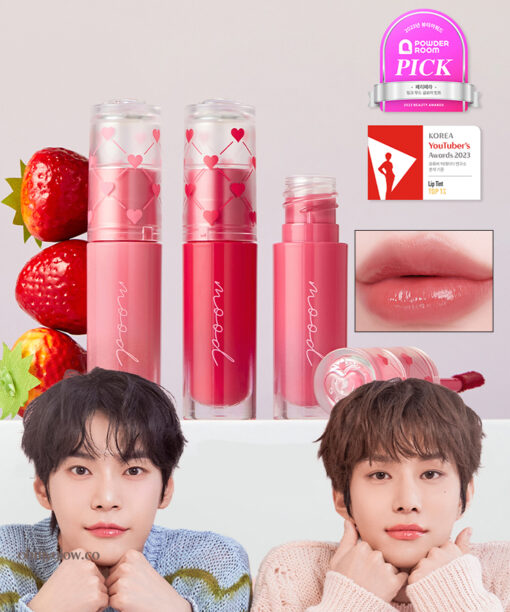 韓國 perpera #Soft Berry🍓系列 Ink Mood Glowy Tint 冰糖果凍唇釉 (#30-32) – 3色選擇