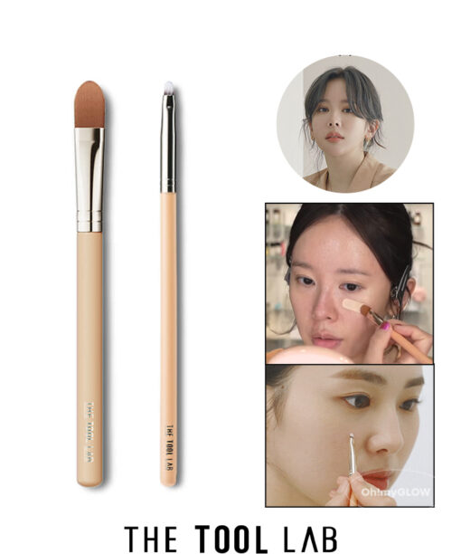 Happyrim研發～韓國 The Tool Lab Happyrim Base Kit 底妝遮瑕掃具優惠(231 Full Coverage Concealer + 220 Small Concealer)