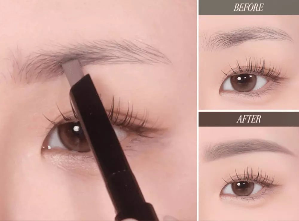 新色入!24新版~韓國Clio Kill Brow Auto Hard Brow Pencil 雙頭平頭眉筆(#01-07) - 7色選擇