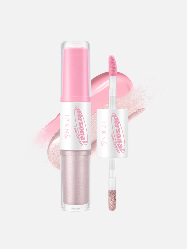 韓國 IPKN Personal Tone Cheek Lighter Duo 個人色彩胭脂液X高光液2合1- 冷暖2色調選擇