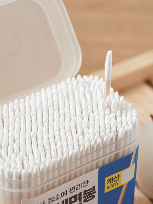 韓國Daiso Pointed Wooden Swab 精細棉花棒 - 400支裝