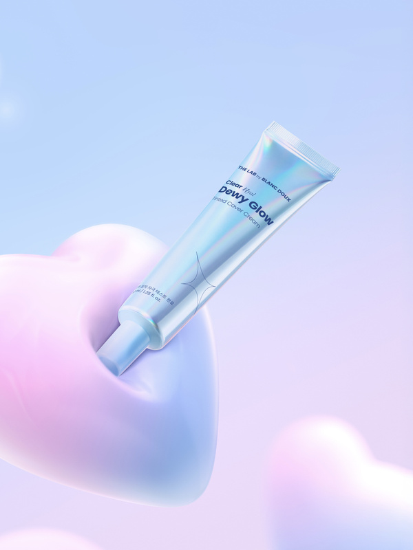 韓國平價彩妝。Daiso X The Lab by Blanc Doux Clear Hyal Dewy Glow Tinted Cover Cream 保濕透亮潤色素顏霜