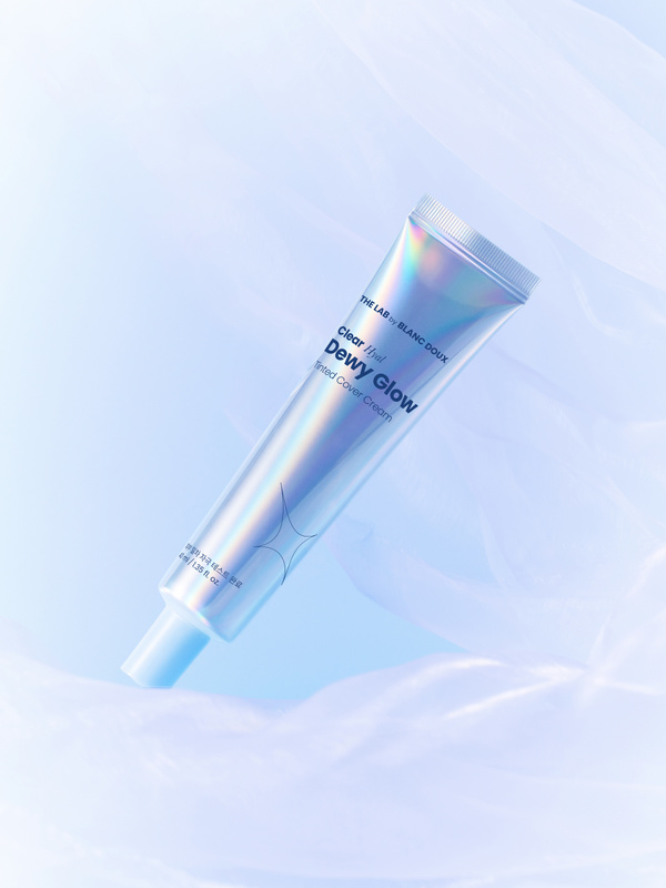 韓國平價彩妝。Daiso X The Lab by Blanc Doux Clear Hyal Dewy Glow Tinted Cover Cream 保濕透亮潤色素顏霜