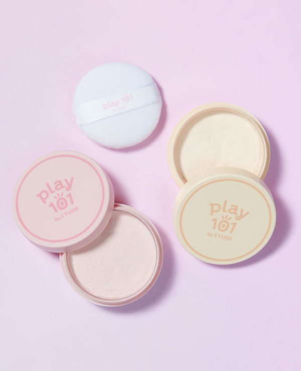 韓國平價彩妝 Play 101 by Etude Finish Loose Powder 透亮輕盈定妝散粉(淺粉/淺米色) - 2色選擇
