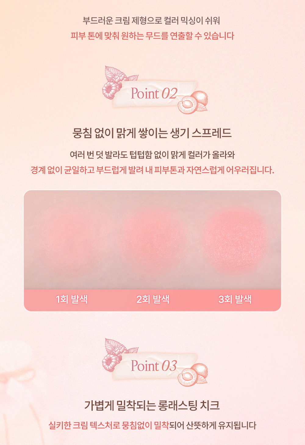 果汁光澤奶油胭脂膏盤~韓國Dasique #🥛Milky Fruit🍊系列 Blending Mood Cheek 果汁牛奶4色胭脂盤 (#18-19) - 2色選擇