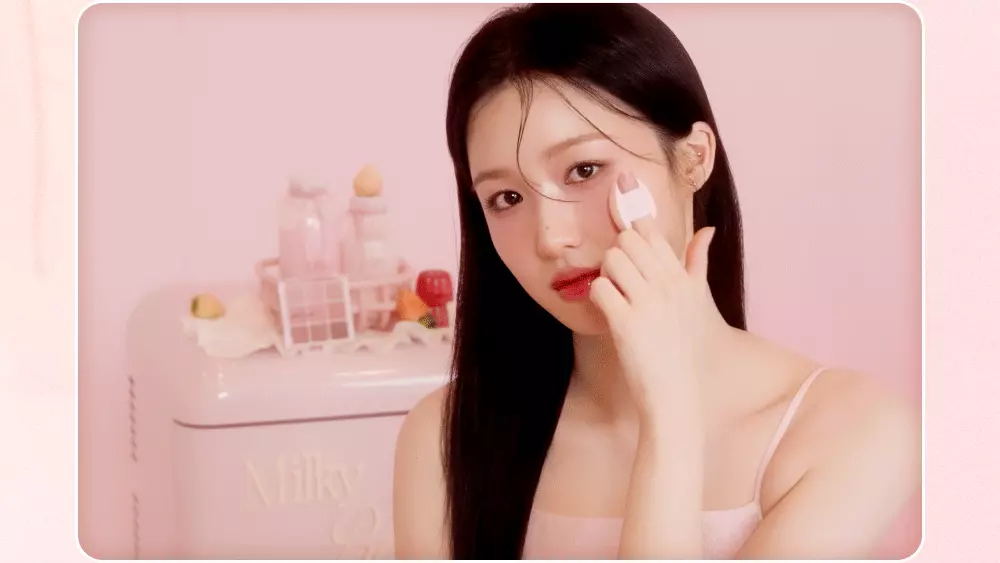 果汁光澤奶油胭脂膏盤~韓國Dasique #🥛Milky Fruit🍊系列 Blending Mood Cheek 果汁牛奶4色胭脂盤 (#18-19) - 2色選擇