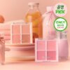果汁光澤奶油胭脂膏盤～韓國Dasique #🥛Milky Fruit🍊系列 Blending Mood Cheek 果汁牛奶4色胭脂盤 (#18-19) - 2色選擇