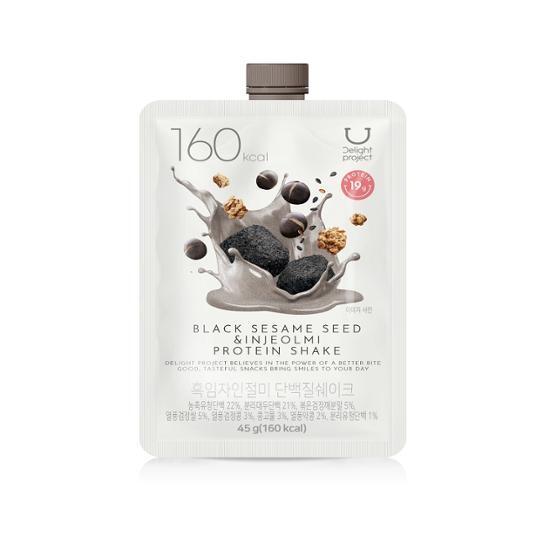 韓國 Delight Project Protein Shake 高蛋白低卡飲品奶昔搖飲代餐 (7包裝/散包) - (朱古力堅果/粟米蛋糕/甜薯穀物/黑芝麻) 4款味道選擇