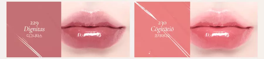 YSL平替~文佳煐同款唇釉!GlowPick🏆金秀賢代言韓國品牌 Dinto Blur Glowy Lip Tint ✨輕透鏡面水光唇釉(#201-230) - 30色選擇